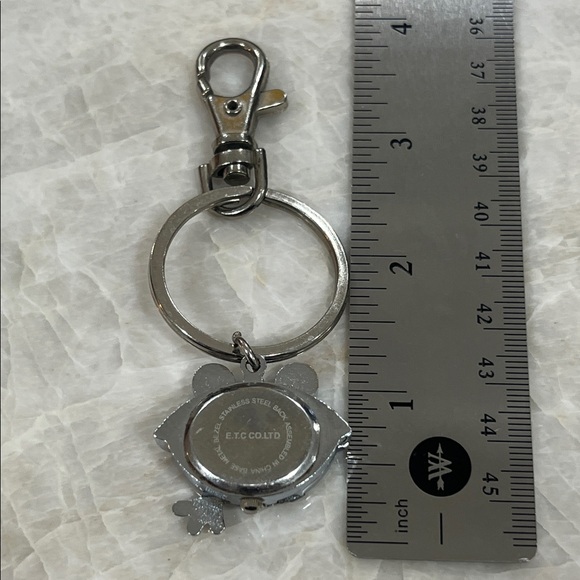 JAS Clock Silver Frog Keychain Accessory - Picture 6 of 6